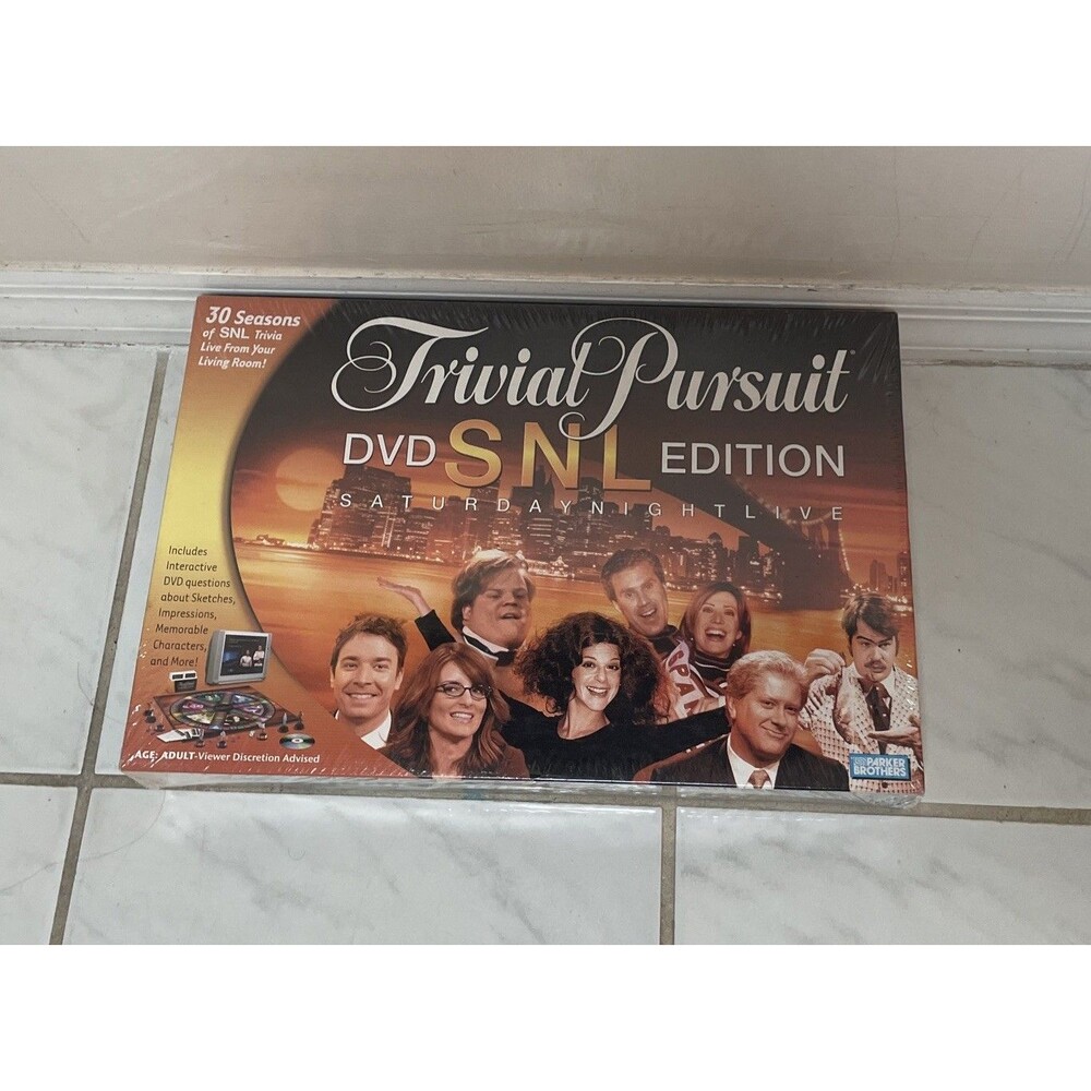 Trivial Pursuit SNL DVD Edition Board Game - 30 Seasons of TV Fun - New Sealed